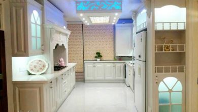 عکس کابینت ممبران سفید ساده