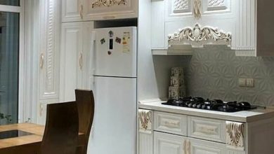 آشپزخانه شیک ایرانی با کابینت ممبران