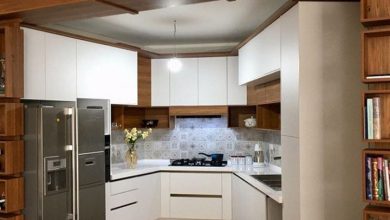 آشپزخانه ایرانی با کابینت مدرن مینیمال