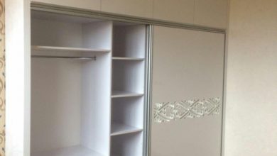 دو مدل کمد دیواری سفید های گلاس