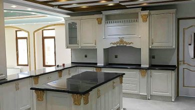 کابینت ایرانی ممبران سفید و طلائی