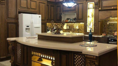 کابینت ممبران روکش چوب