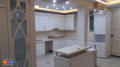 آشپزخانه ایرانی با کابینت ممبران