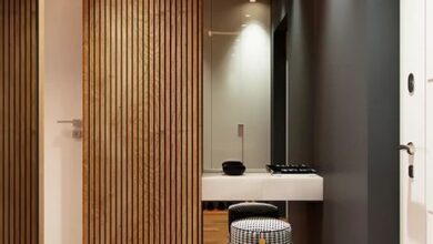 کنسول زیبا با نشیمن