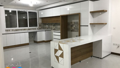 کابینت مینیمال دستگیره مخفی